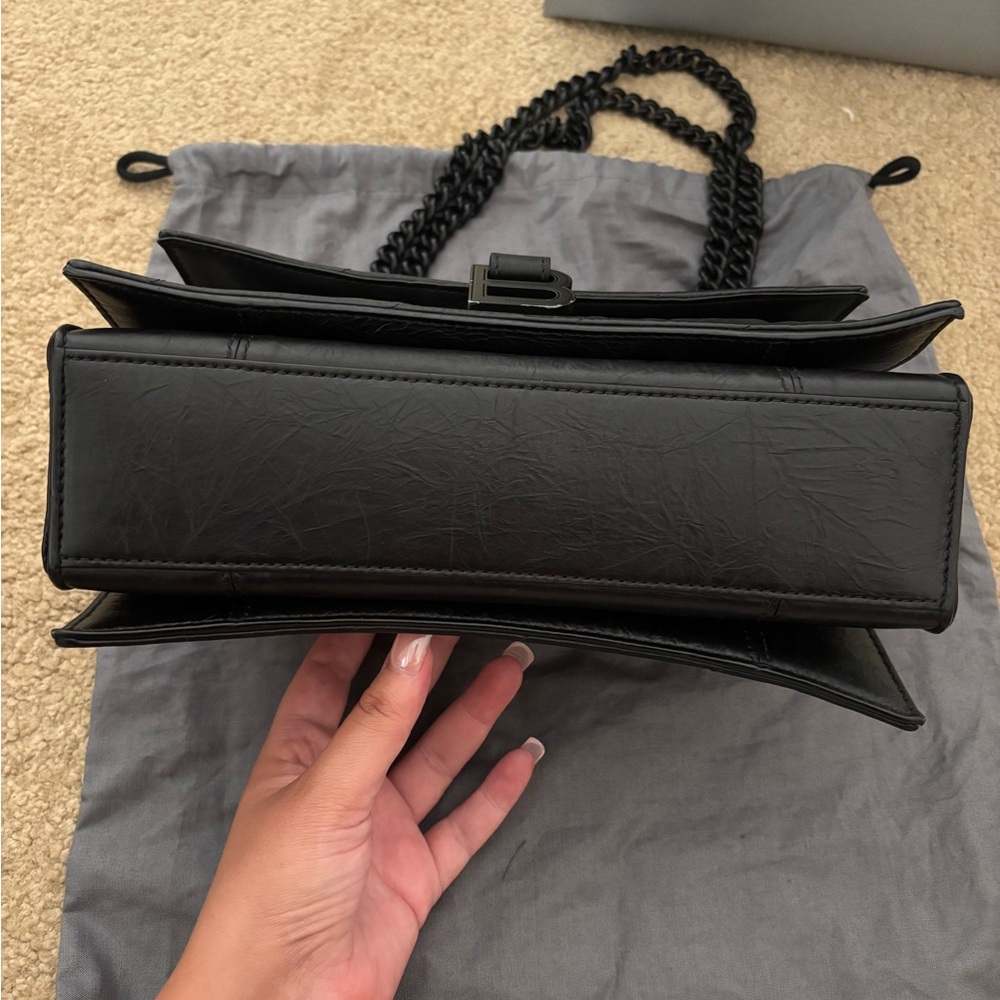 Balenciaga black quilted crushed chain bag - Picture 5 of 6